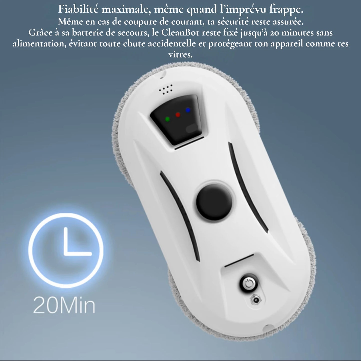 CleanVitre - Robot Nettoyeur de Vitres Automatique Intelligent